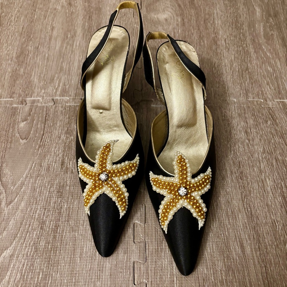Ar Roz Star Fish Heels Women Size 7 Pumps
